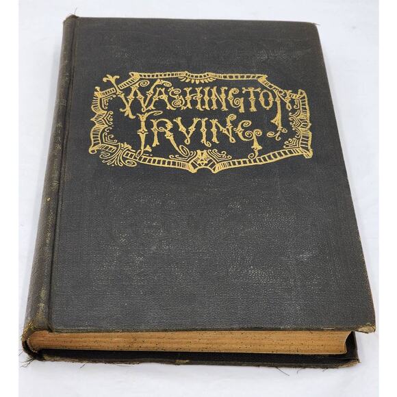 The Works Of Washington Irving By Richard Henry Stoddard Volume 1 Antiquarian - Picture 1 of 10